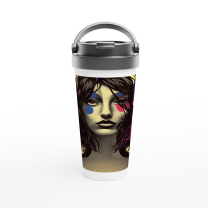 Goodbye to Love - White 15oz Stainless Steel Travel Mug