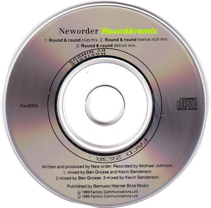 New Order : Round&remix (CD, Mini, Single, Gat)