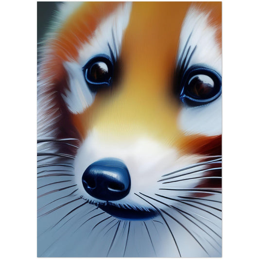 Red Panda Art Poster
