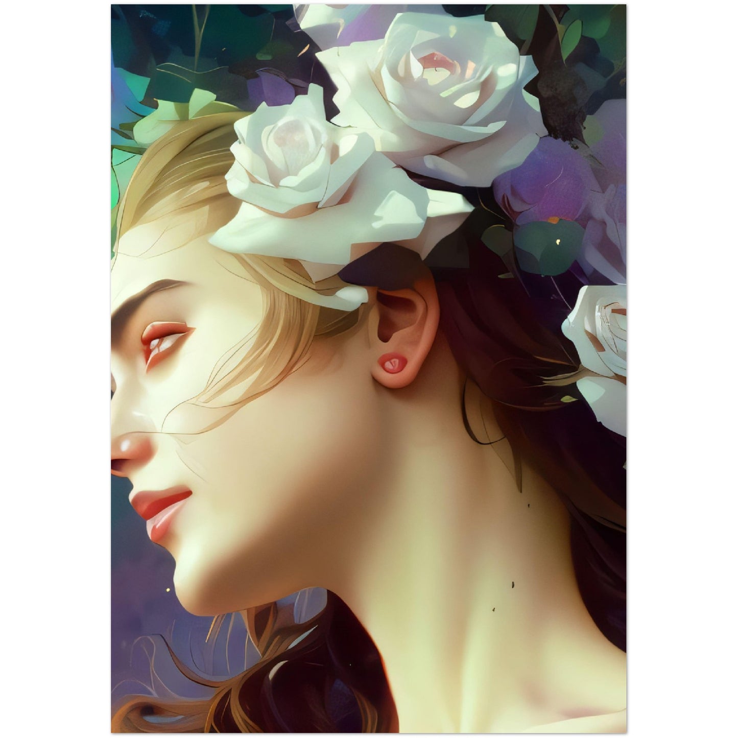 I Kept The Roses - Art Poster