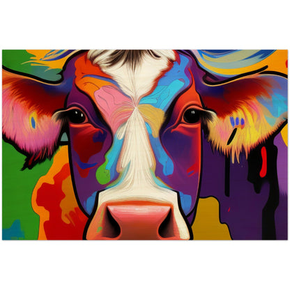 Beautiful Cow - Wood Print