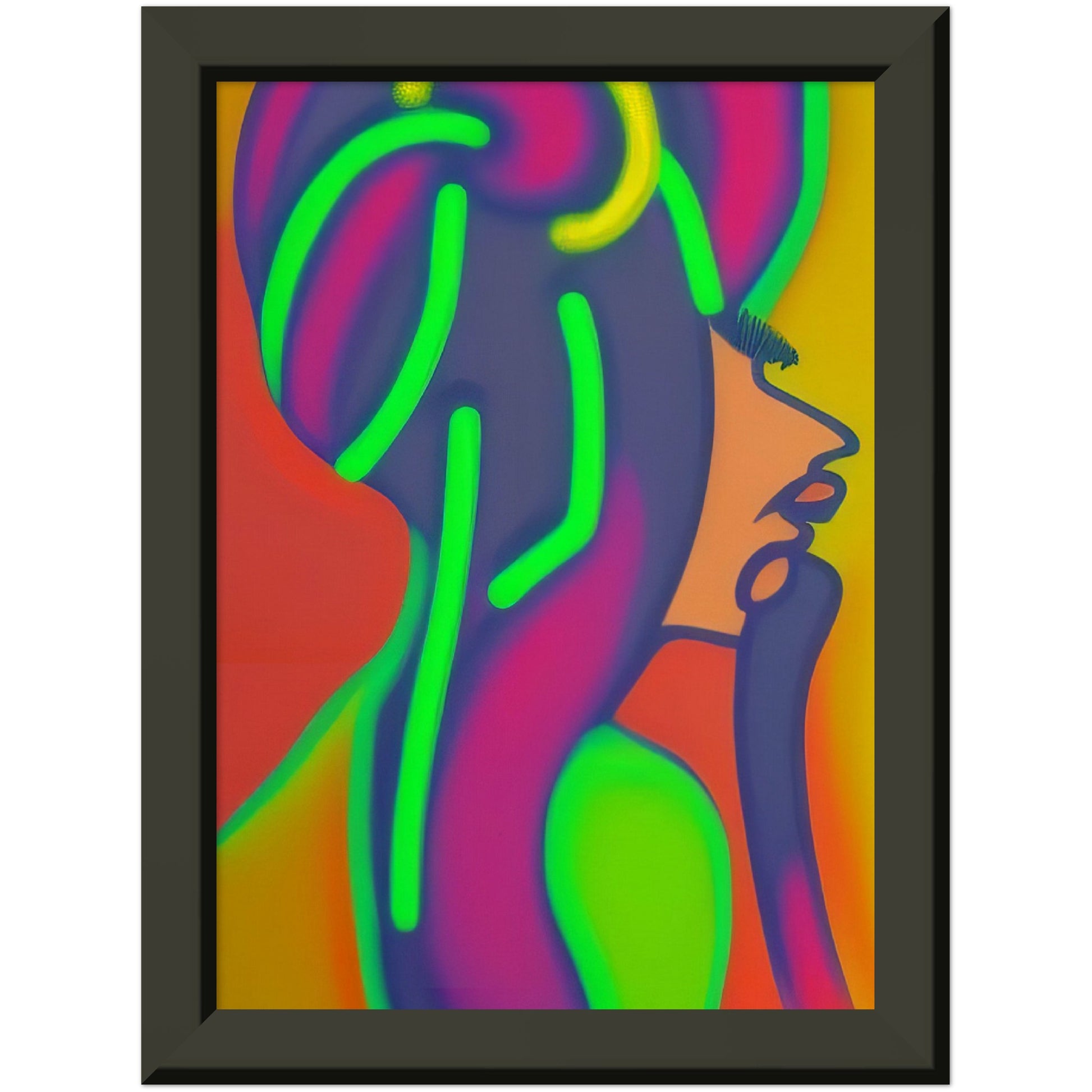 Chignon 2 - Metal Framed Poster