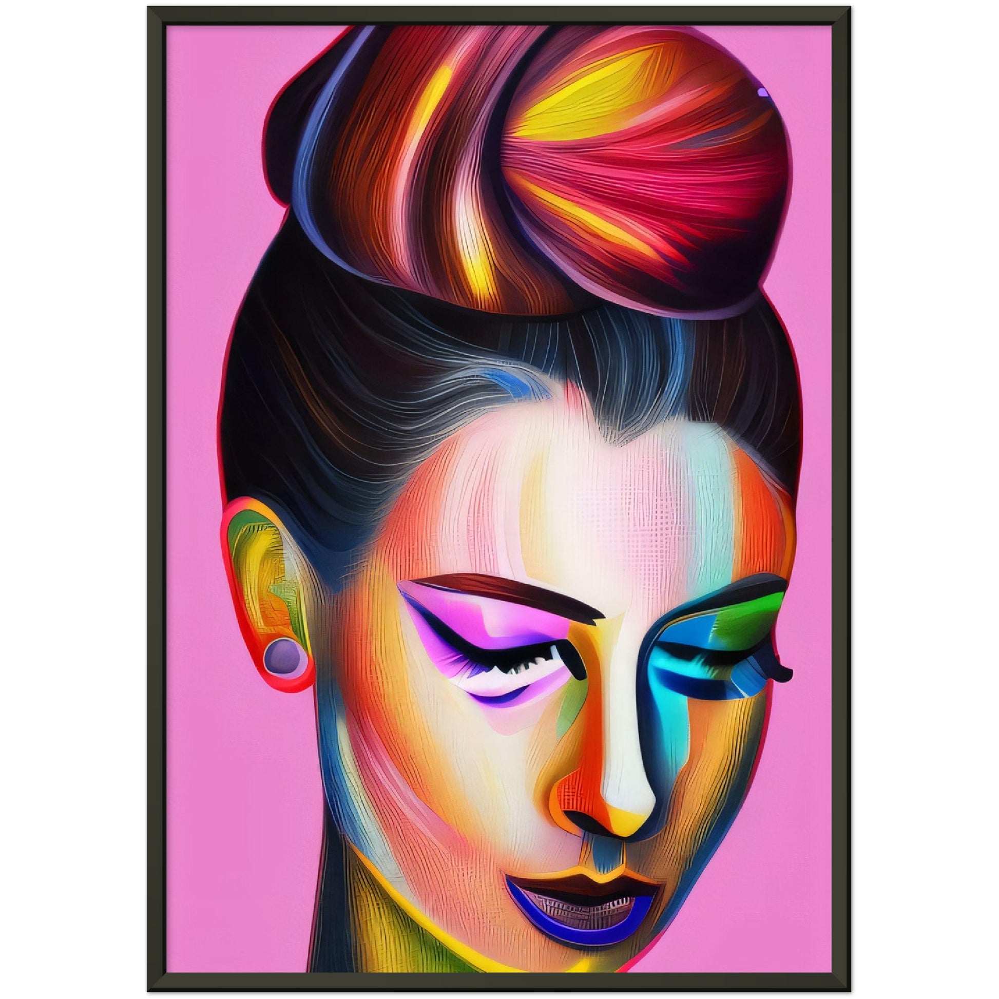 Chignon - Metal Framed Poster