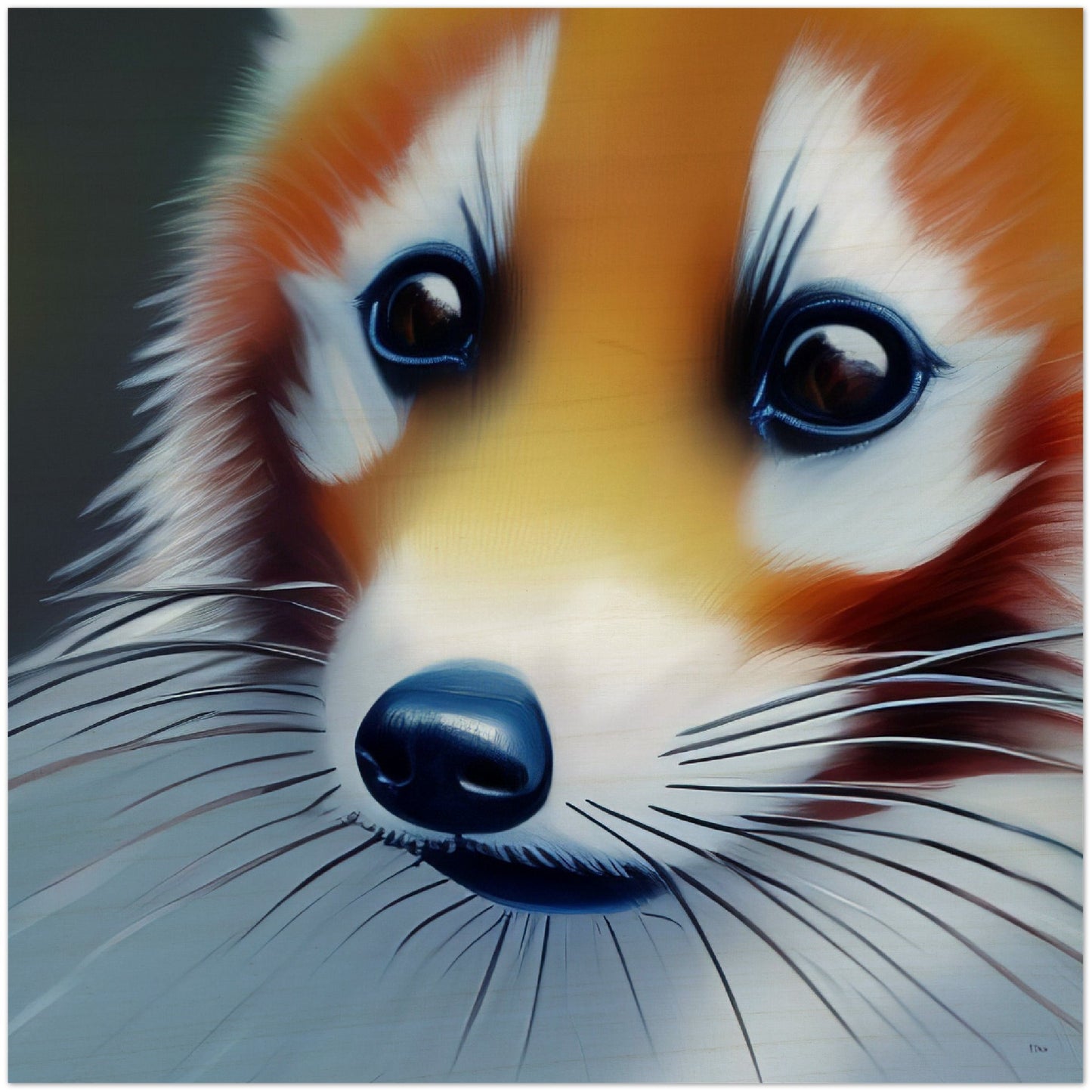 Red Panda - Wood Print