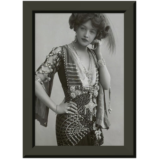 Woman - Museum-Quality Matte Paper Metal Framed Poster