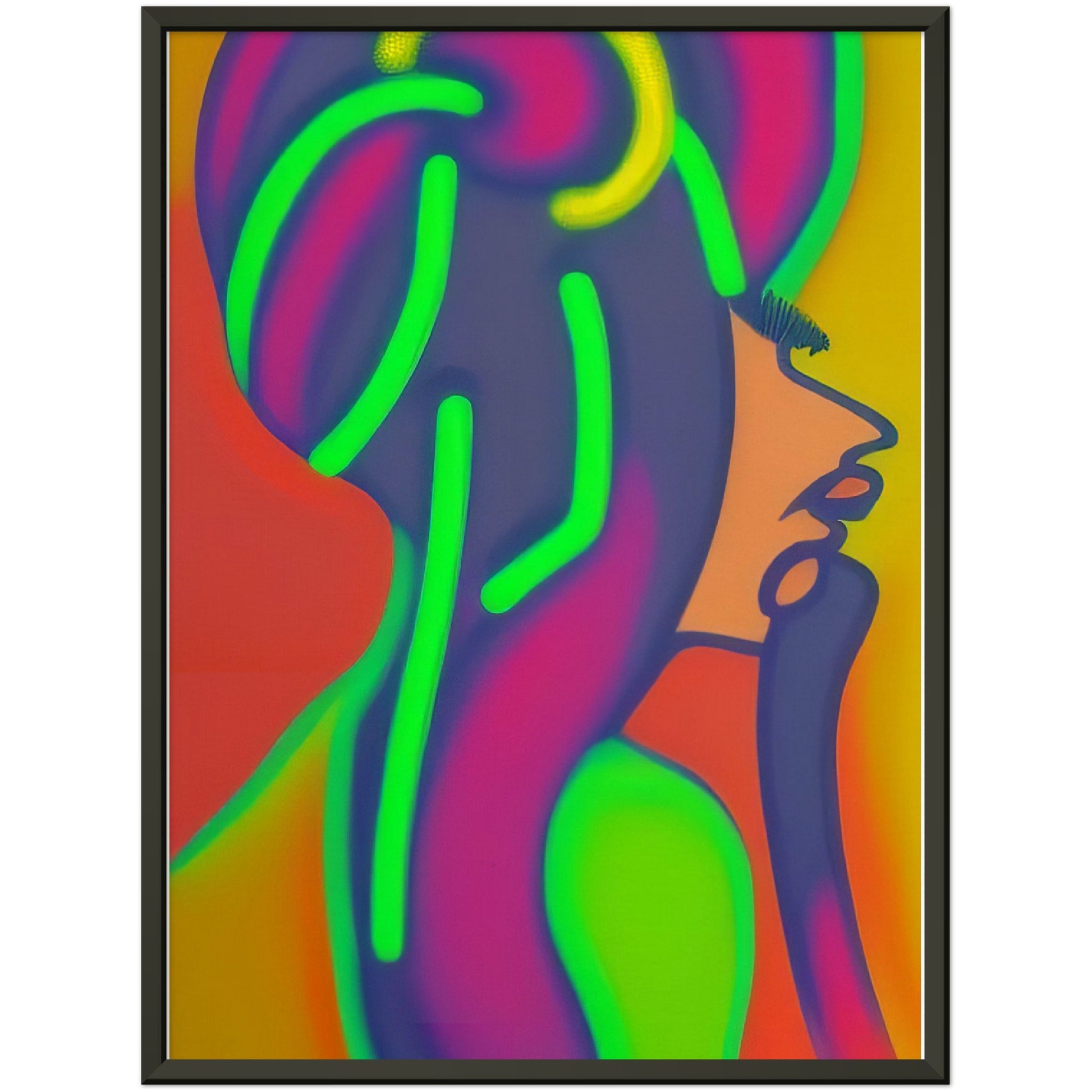 Chignon 2 - Metal Framed Poster