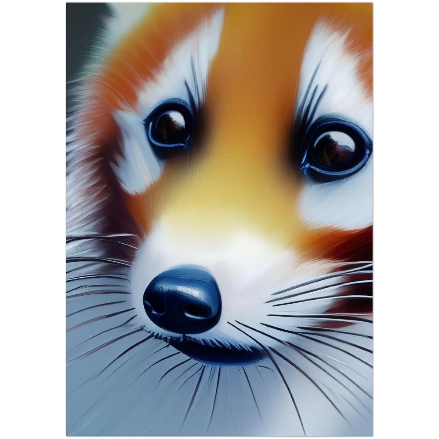 Red Panda Art Poster