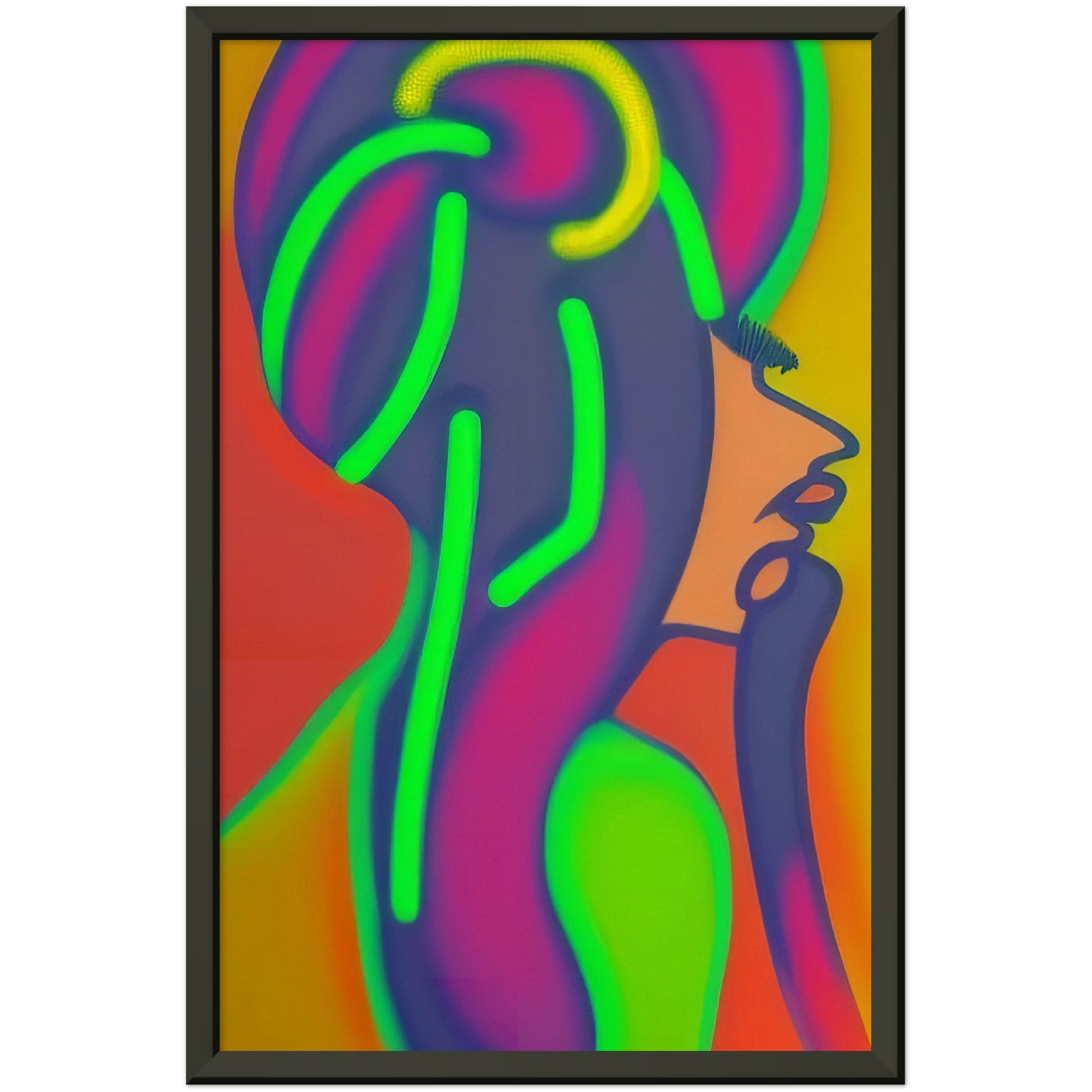 Chignon 2 - Metal Framed Poster