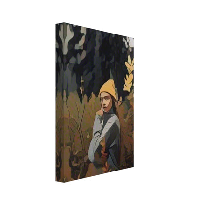 Lovely Head - Canvas Thick 20x30 cm 8x12″