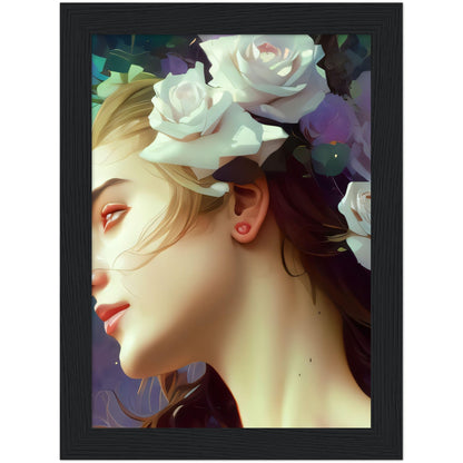 I Kept The Roses - Wooden Framed Poster