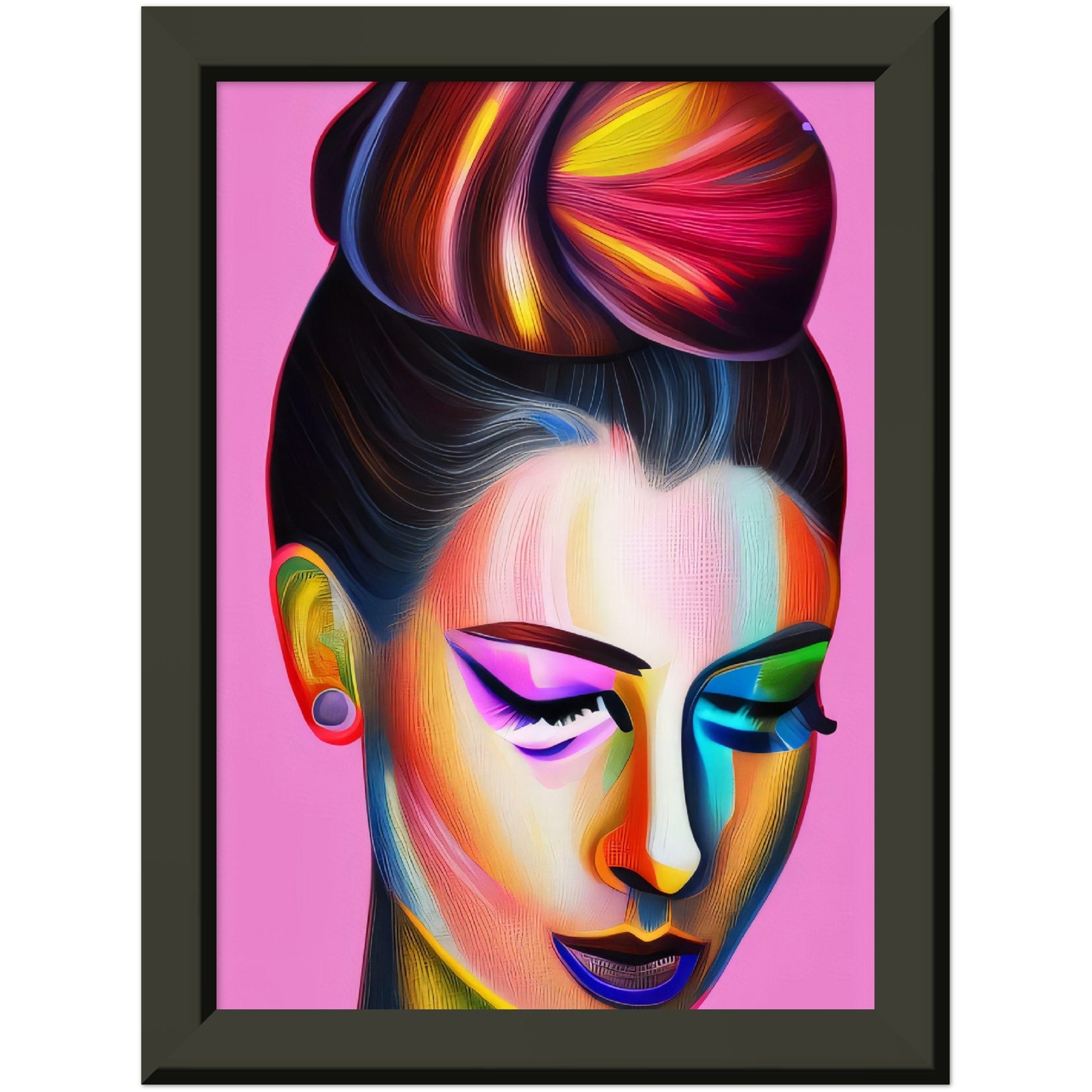 Chignon - Metal Framed Poster