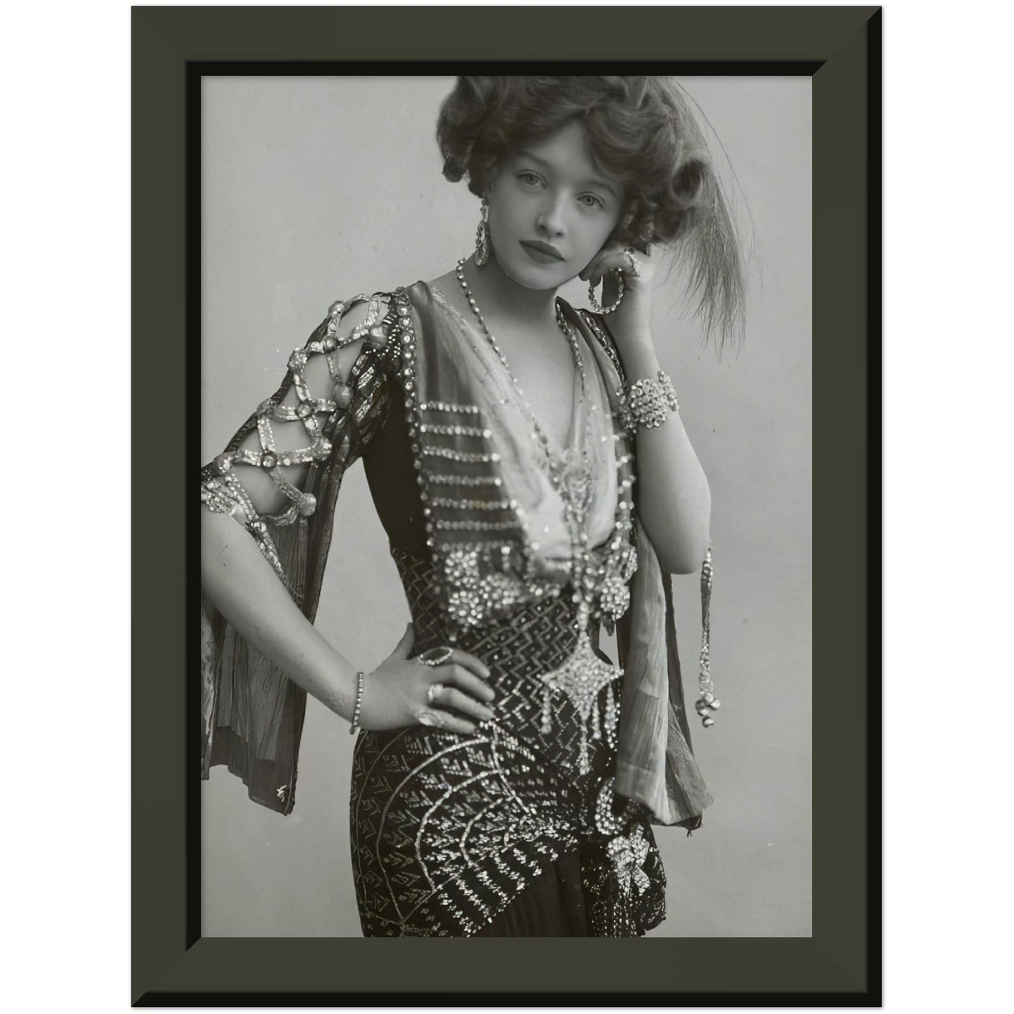 Woman - Museum-Quality Matte Paper Metal Framed Poster