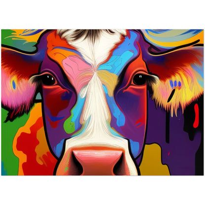 Beautiful Cow Art Poster