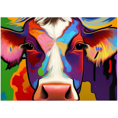 Beautiful Cow Art Poster